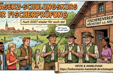 Erfolgreiches 1. Wallerfischen beim Fischereiverein Höchstadt – Ein voller Erfolg für Angler und Gewässerschutz!
